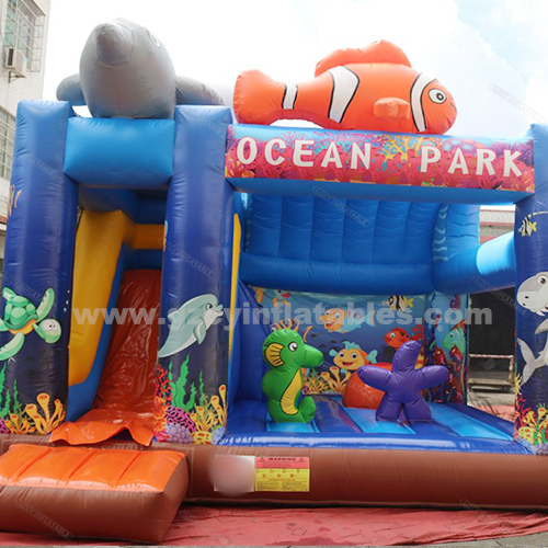 Commercial Party Castle Bounce House Inflatable Ocean World Inflatable ...