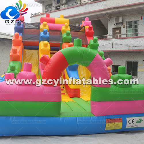 Block Inflatable Slide For Kids,Inflatable Slide,Inflatable dry slide