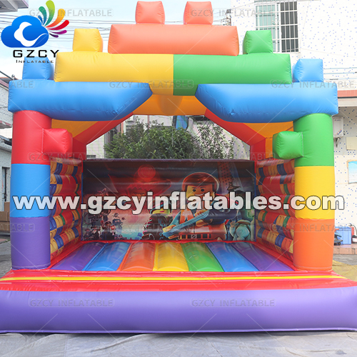 Inflatable Bouncer Building Blocks Slide Bouncy House,Inflatable Castle